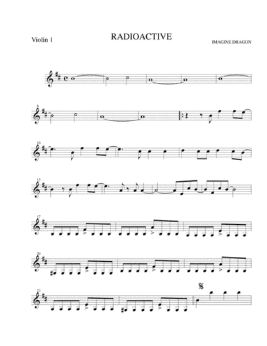 Radioactive (arr. Harry Scorzo)
