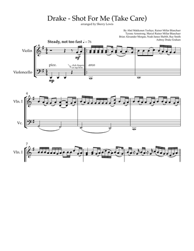 Shot For Me (arr. Sherry Lewis)