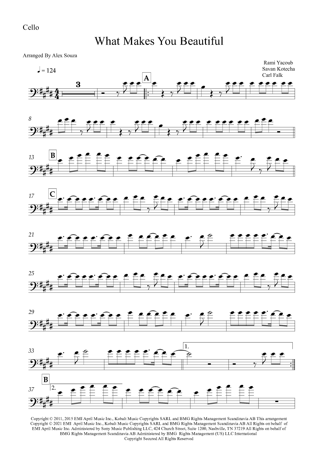 What Makes You Beautiful (arr. Alex Souza)