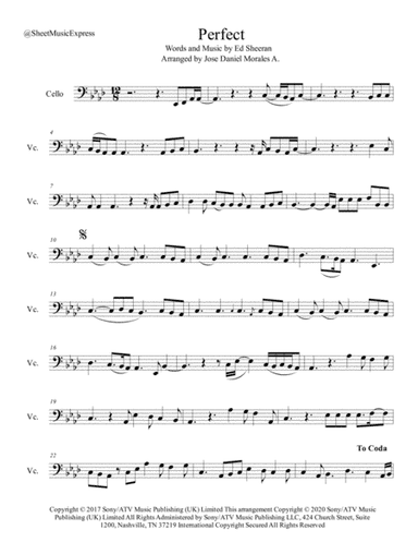 Perfect (arr. Jose Daniel Morales A.)