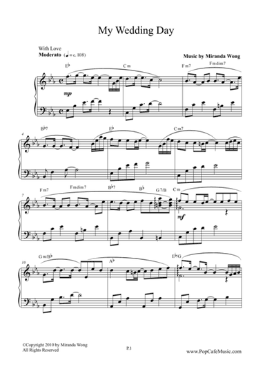 My Wedding Day - Romantic Piano Music