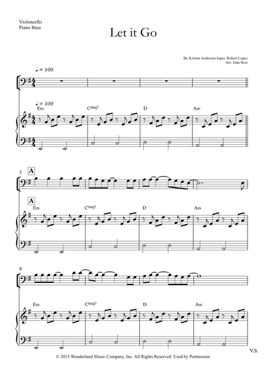 Let It Go (arr. João Reis)