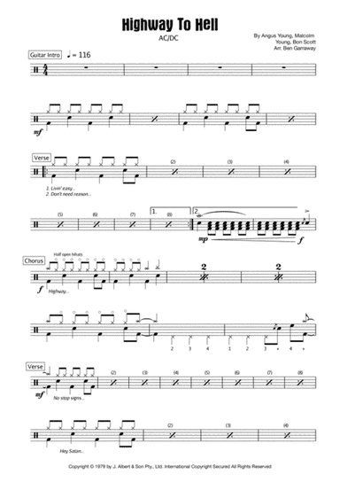 Highway To Hell (arr. Ben Garraway)