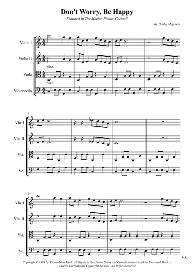 Don't Worry, Be Happy (arr. Wesley S. SIlva)