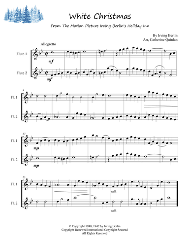 White Christmas (arr. Catherine Quinlan)