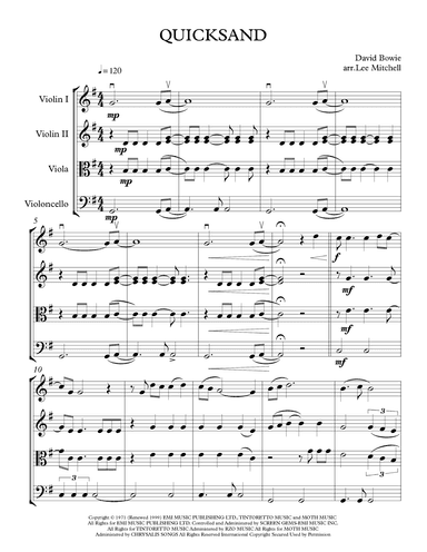 Quicksand (arr. Lee Mitchell)