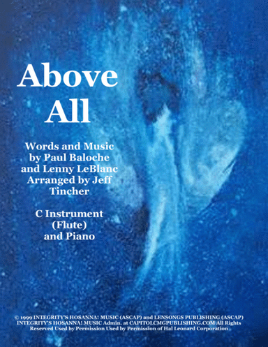 Above All (arr. Jeff Tincher)
