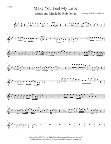 Make You Feel My Love (arr. Kevin Busse)