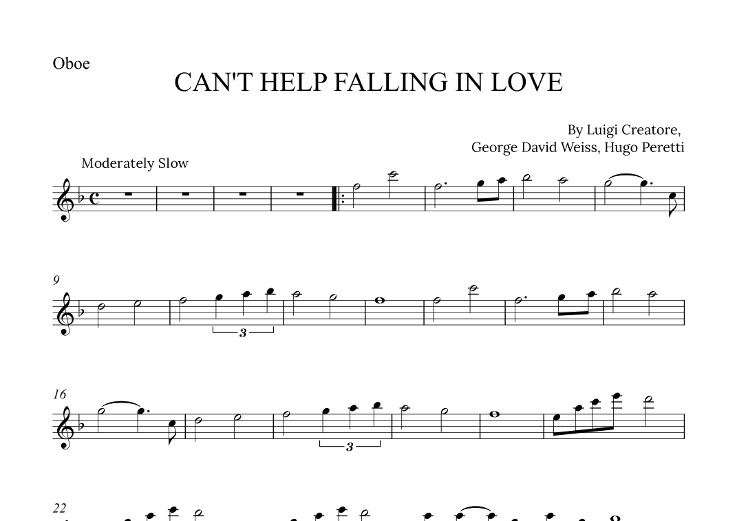 Can't Help Falling In Love (arr. Alex Nunes Rodrigues)