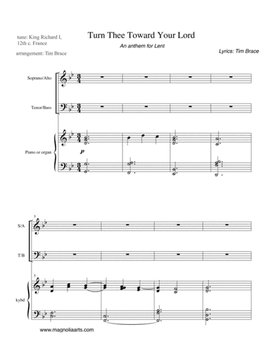 Turn Thee Toward Your Lord (arr. Magnolia Arts)