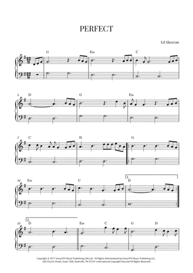 Perfect (arr. Cadenza Editions)
