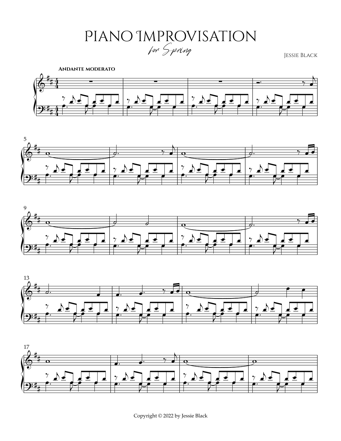 Piano Improv for Spring
