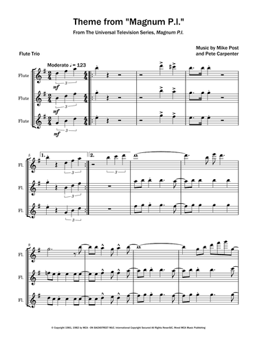 Theme From "magnum, P.i." (arr. David Lartey)
