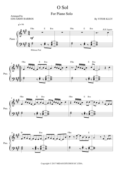 O Sol (arr. Eduardo Barros)