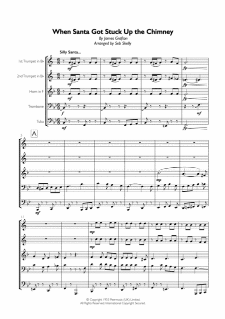 When Santa Got Stuck Up The Chimney (arr. Seb Skelly)