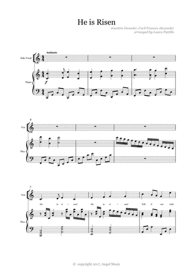 He is Risen (arr. Laura Pattillo)