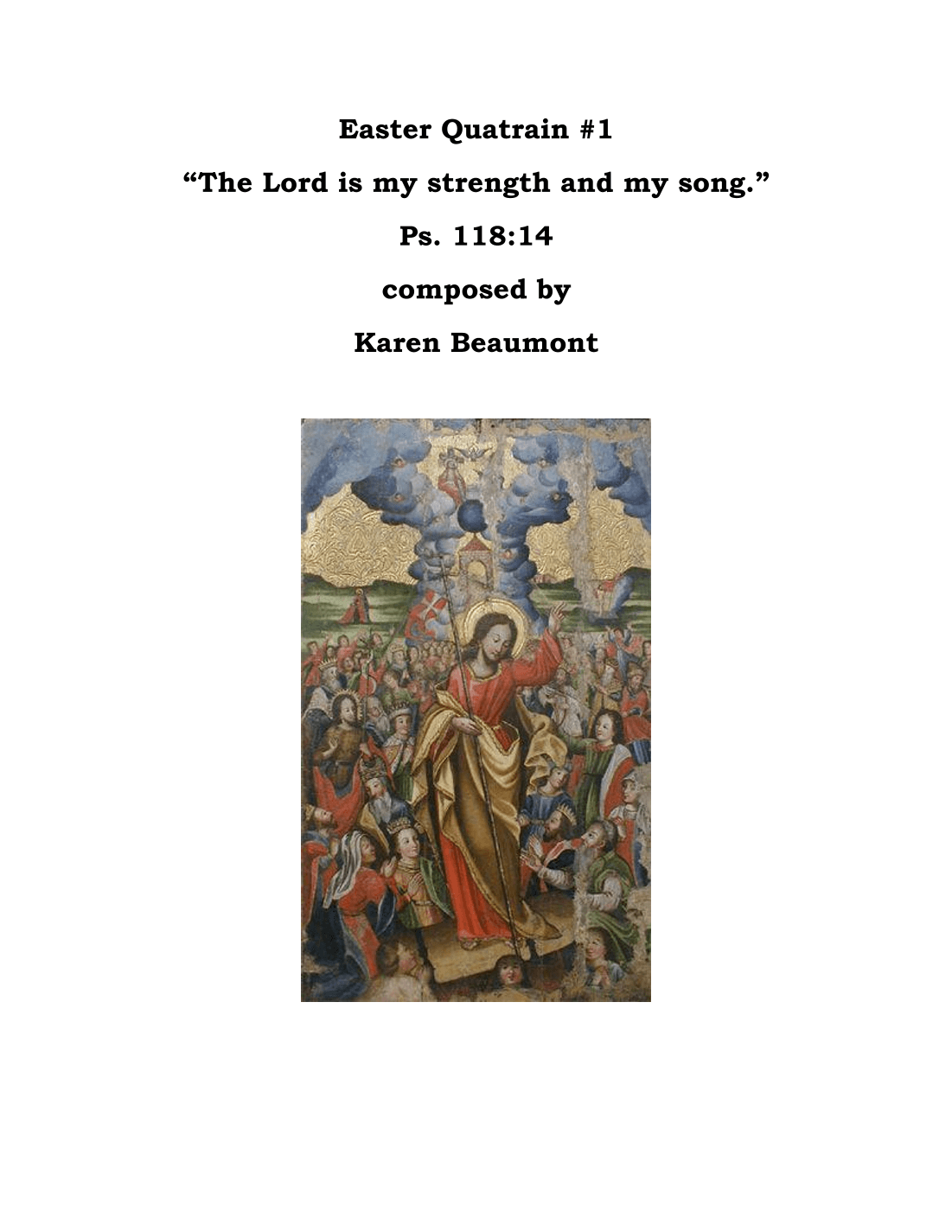 Easter Quatrain #1