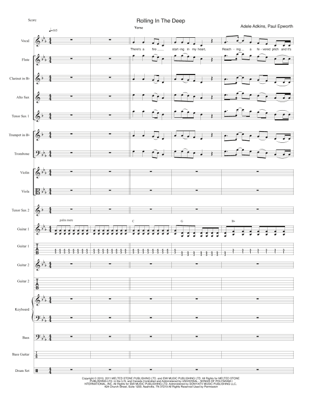 Rolling In The Deep (arr. Mark McCarron)