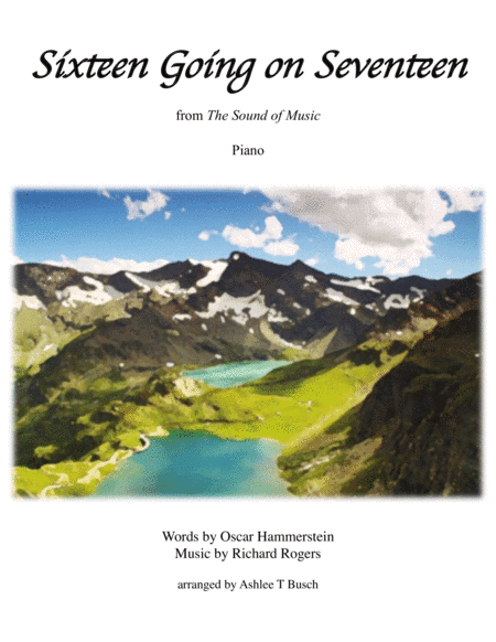 Sixteen Going On Seventeen (arr. Ashlee T Busch)