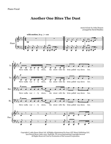 Another One Bites The Dust (arr. David Maddux)