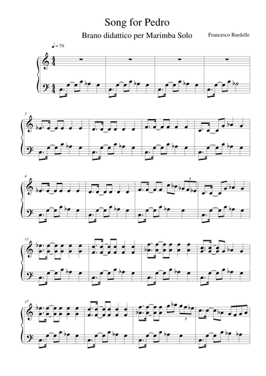 SONG FOR PEDRO