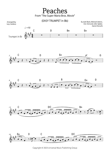 Peaches (arr. Iury Cardoso)