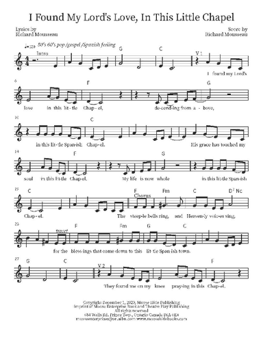 I Found My Lord's Love, In This Little Chapel