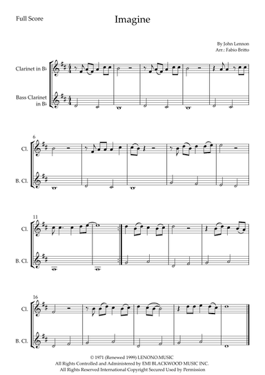 Imagine (arr. Fabio Britto)