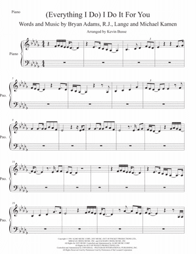 (Everything I Do) I Do It For You (arr. Kevin Busse)