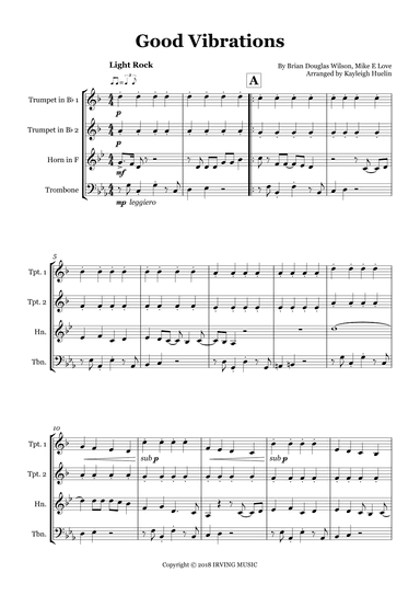 Good Vibrations (arr. Kayleigh Huelin)