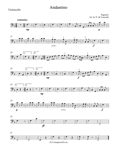 Andantino (arr. Nick Lacanski)
