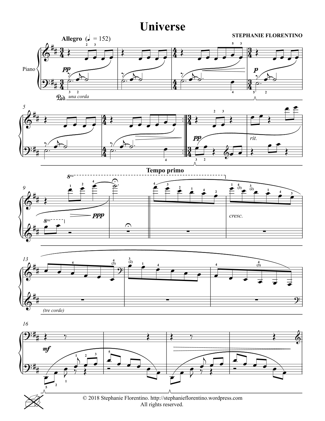 Universe (Piano Solo)