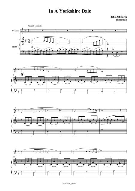 In A Yorkshire Dale (arr. B Brennan)