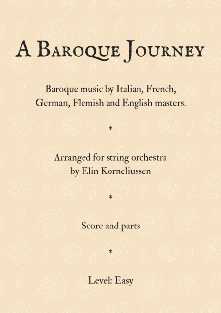 A Baroque Journey for String Orchestra (arr. Elin Korneliussen)