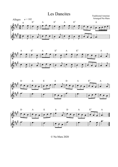 Les Dancites - Arranged by Na-Mara (arr. Na-Mara)