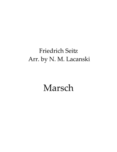 Marsch (arr. Nick Lacanski)