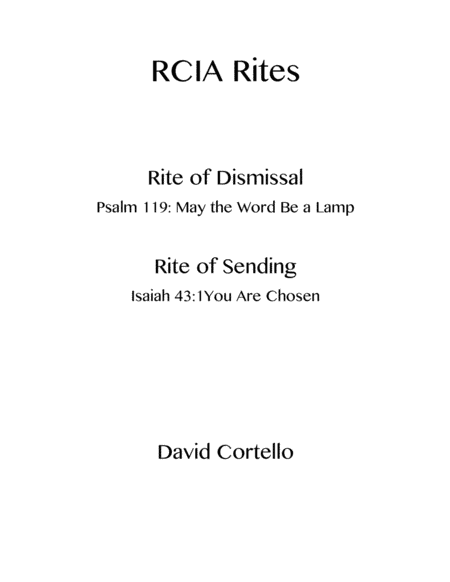 RCIA Rites