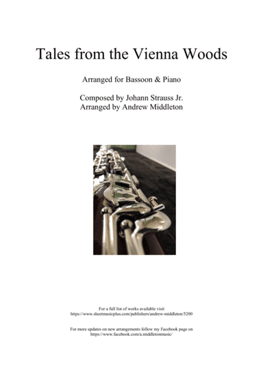 Tales from the Vienna Woods arranged for Bassoon and Piano (arr. Andrew Middleton)