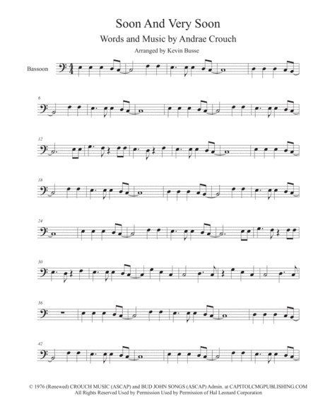 Soon And Very Soon (arr. Kevin Busse)