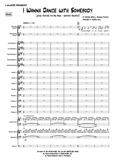 I Wanna Dance With Somebody (arr. Andrew Will)