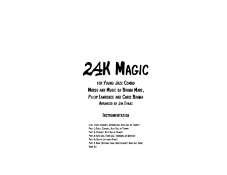 24K Magic (arr. Jim Evans)