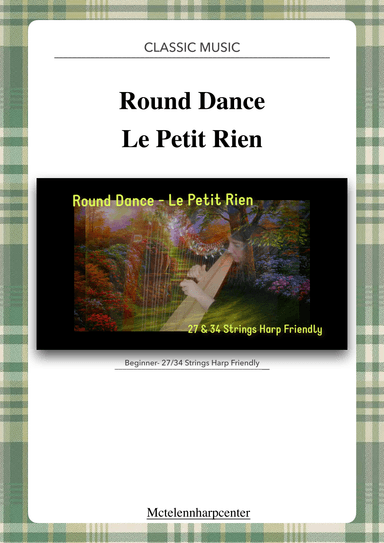 Round Dance/Beyer - Le Petit Rien/Couperin - Beginner & 27/34 String Harp | McTelenn Harp Center (arr. Eve McTelenn)