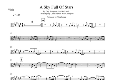 A Sky Full Of Stars (arr. Alex Souza)