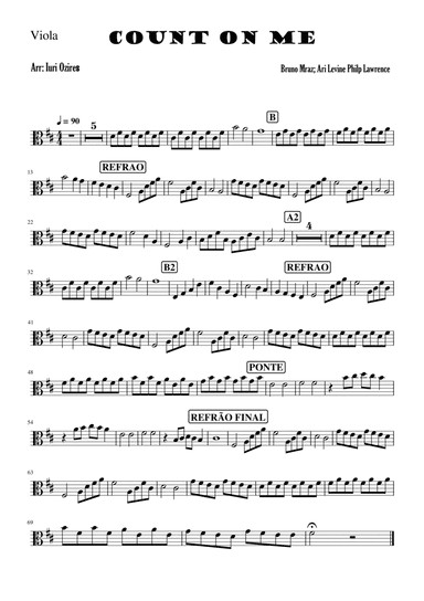 Count On Me (arr. Iuri Ozires)