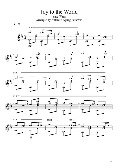 Jo to the World (arr. Antonius Agung Setiawan)