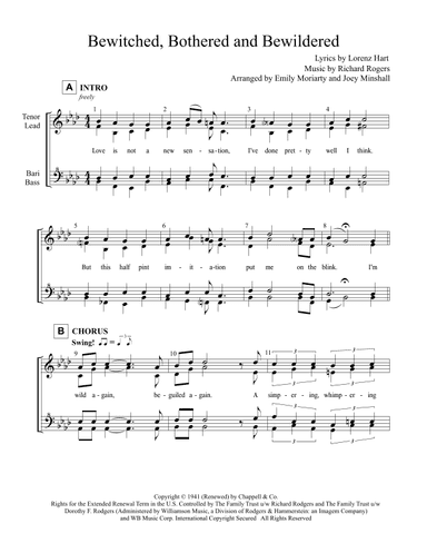 Bewitched (arr. Joey Minshall and Emily Moriarty)
