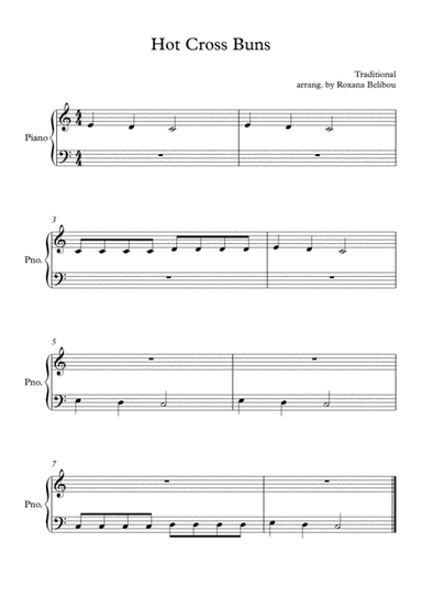 Hot Cross Buns (arr. Roxana Belibou)