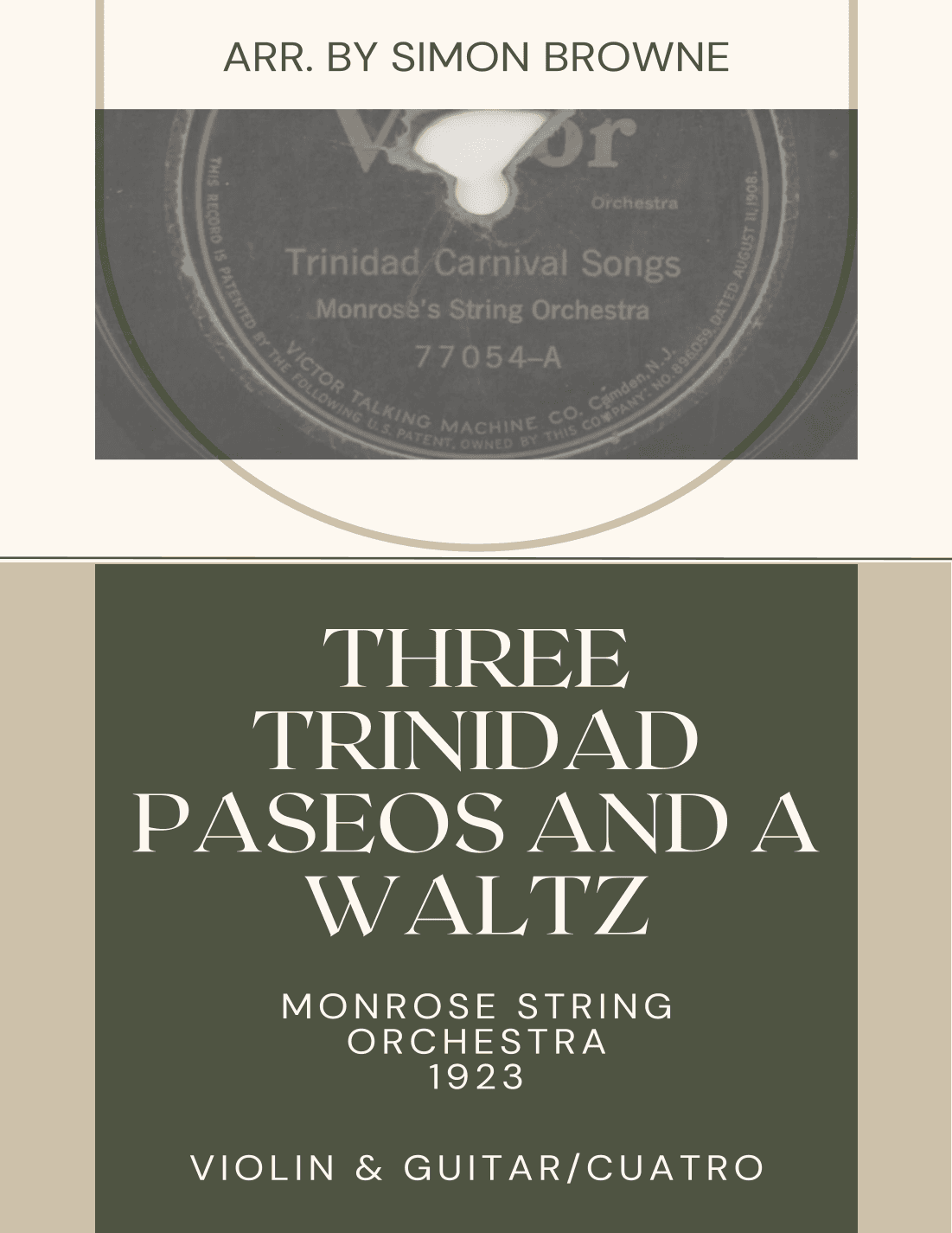 Three Trinidad Paseos and a Waltz (arr. Simon Browne)