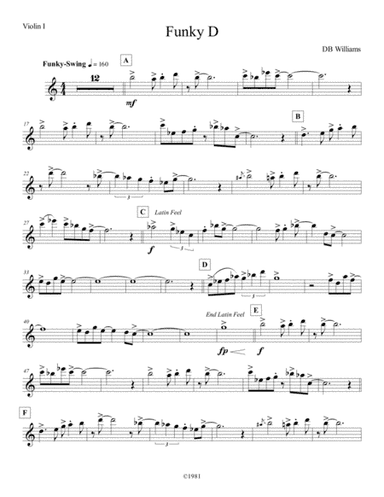 Funky D (Violin 1)