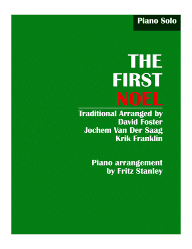 The First Noel - Piano Solo (arr. Fritz Stanley)